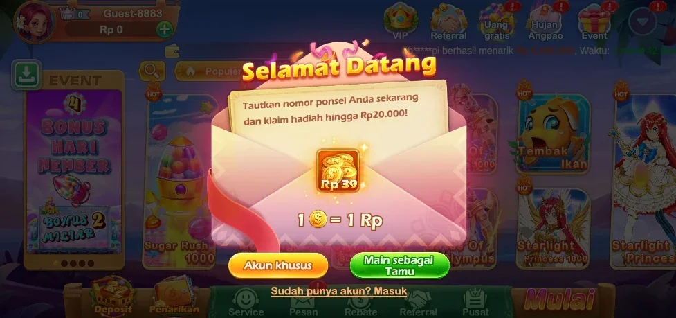 Tampilan Game RPVIP4